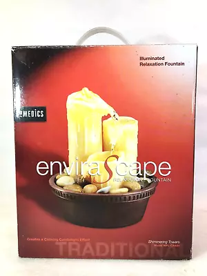 HoMedics WFL-CAN32 EnviraScape Shimmering Towers Illuminated Relaxation Fountain • $20