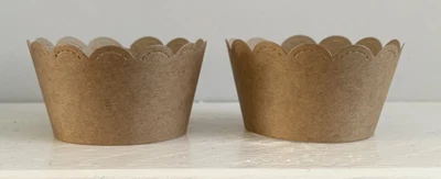 £3.54 • Buy 24 Pack Brown / Kraft,Cupcake Case Wraps,wrapper,Decoration,Birthday,party