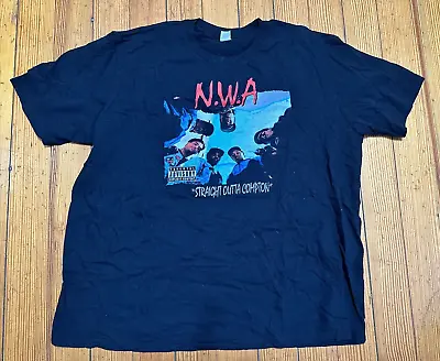 NWA Mens Cotton Short Sleeve Novelty Tee Shirt Size XXL • $18