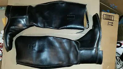 Marlborough English Equestrian Dressage Riding Black Leather Boots Size US 6.5 • $79