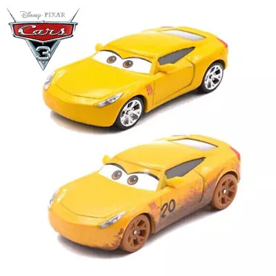 2-Cars Disney Pixar Cars No.20 Yellow Cruz Ramirez Diecast Toy Model Cars Gifts • $19.99