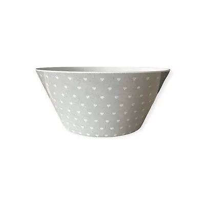 White Hearts Melamine Snack Bowl • £11.99