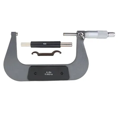 New Carbide Tipped Precision Micrometer - Outside Micrometer 4-5  .0001  • $32.44