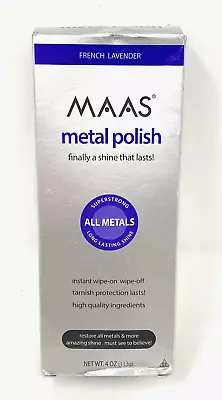 MAAS Concentrated Metal Cleaning & Polishing Creme 4oz 113g Tube NEW • $39.99