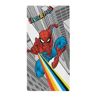 Kids Boys GENUINE Marvel  Spiderman Character Beach Bath Towel 70x140cm • £11.95