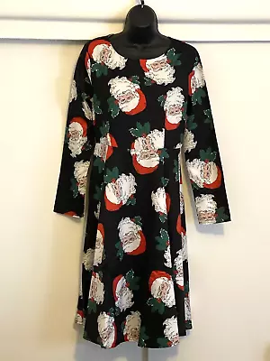 VTG Christmas Holiday SANTA Dress Costume Woman’s Size L • $11