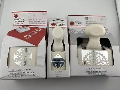 Martha Stewart Christmas Punch Lot Of 3. Snowflake Bell • $39