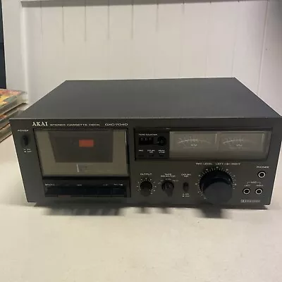 Akai Model GXC-704D Stereo Cassette Tape Deck • $119.20