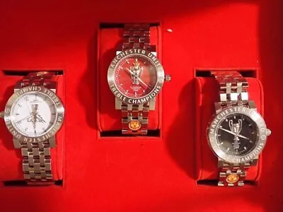 Manchester United 1999 Triple Crown Treble Commemorative Stainless Men's Watch • $11200