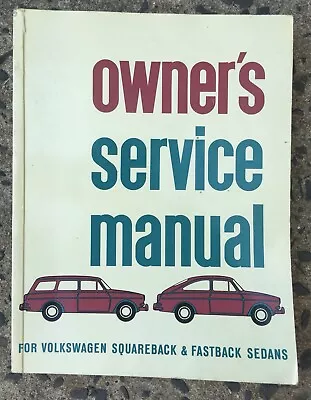 1966 VOLKSWAGEN OWNER'S SERVICE MANUAL Germany • $24.99