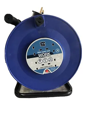 Masterplug Open Cable Reel With Handle - 50m • £45.99