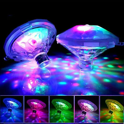 £8.99 • Buy Underwater LED Colorful Floating Lights Submersible Swimming Spa Disco Pool Pond