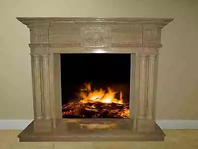  Marble Fireplace Surround Mantel Family Great Room 57x47x17 FPS-21 • $2500