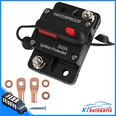 12V-48V DC 30A-300A Amp Circuit Breaker Audio Fuse Boat Car Manual Reset Switch • $11.97