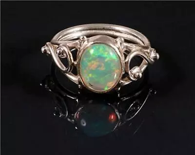 $10.47 • Buy Opal 925 Sterling Silver Handmade Ring Jewelry All Size BM-753