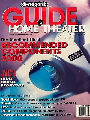$19.99 • Buy Stereophile Guide To Home Theater (2000) Equip. Reports, Burt Lancaster, Reviews