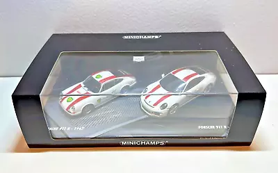 1/43 Minichamps 2 Car Set - 1967 Porsche 911 R Record Monza 1 Of 300/pcs • $139.95