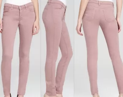 J BRAND Mid-Rise Skinny Jean In Mauve Morning Size 26 • $55