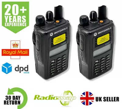 Motorola Gp688r Uhf 403-470mhz  4 Walkie Talkie Watt Two Way Radio • £179.95