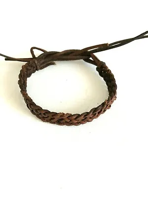 Handmade Leather Armband BraceletWristband. • £5