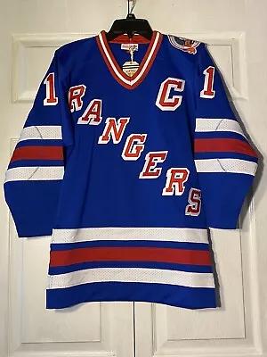 Authentic Mark Messier New York Rangers(1993-94) Mitchell & Ness Jersey Size: 36 • $650