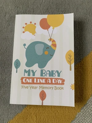 £8 • Buy My Baby One Line A Day Book 5 Year Memory Book Brand New