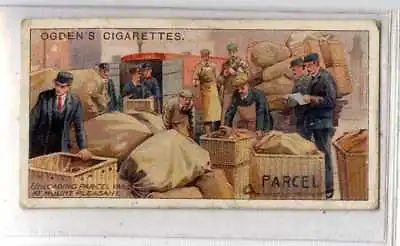 (Je4227) OGDENSROYAL MAILUNLOADING PARCEL VANS AT MOUNT PLEASANT1909#40 • £3.33