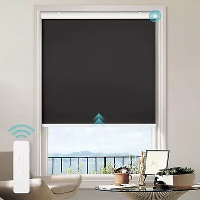 Motorized Roller Shades Automatic Smart Blinds For Windows With Remote Contr... • $82.99