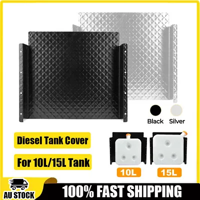 Caravan Diesel Heater Tank Cover For 10L 15L Fuel Tank Black/Silver AUS • $59.95