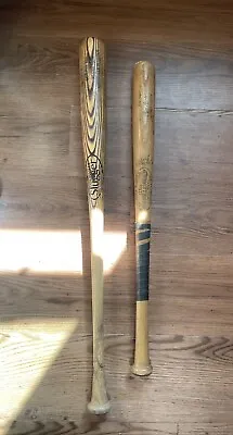 LOUISVILLE SLUGGER 125LL MICKEY MANTLE HILLERICH & BRADSBY BAT 28  Vintage Pair • $52.95