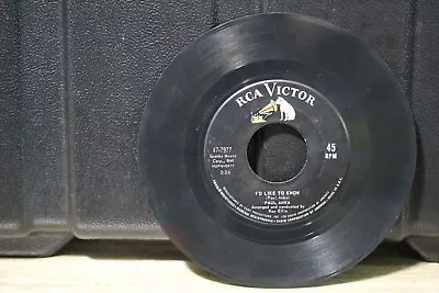 $1.50 • Buy Paul Anka 45 Rpm Record...ej