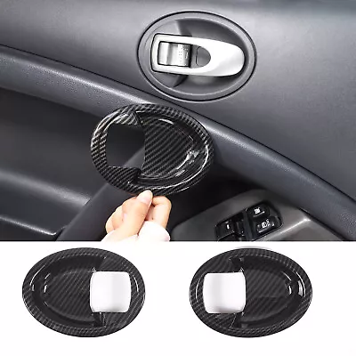 Carbon Fiber ABS Door Handle Bezel Trim Cover Fits MITSUBISHI ECLIPSE 2006-2012 • $32.99