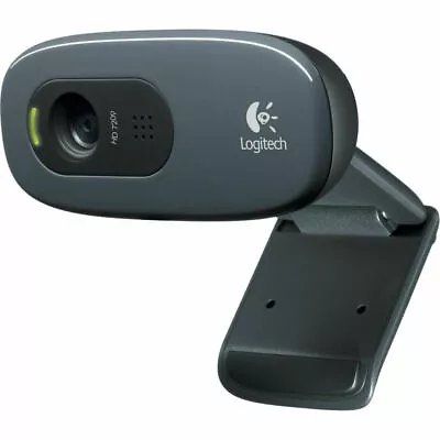 LOGITECH C270 Webcam 720p HD Video 3MP Camera Skype Built-in Mic USB Laptop PC • $78