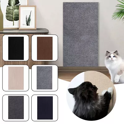 Fabric Self-adhesive Carpet Mat Protection Carpet Cat Scratching Board • $17.99