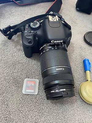 Canon EOS 600D Digital SLR Camera With 3 Lens Tripod And All Accessories • $675