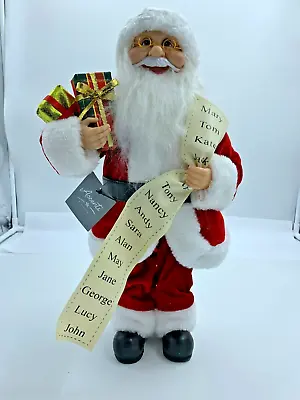 Father Christmas Santa Claus Naughty Nice List Xmas Decoration 40cm Standing • £12.99