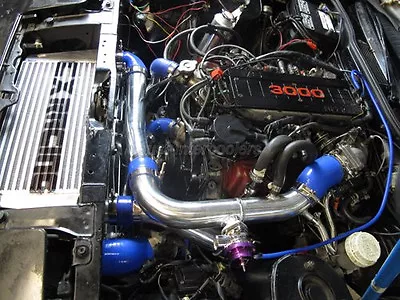 $855.40 • Buy CX V-Mount Intercooler Pipes + Rad + Intake Kit For 83-89 Z31 300ZX VG30ET Motor