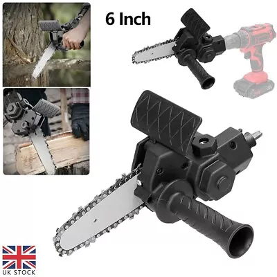 6'' Electric Drill Modified To Electric Chainsaw Saw Power Tool Attachment UK • £9.49