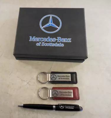 Mercedes-Benz KEYCHAIN AND PEN SET With Dealer Box* • $17.50