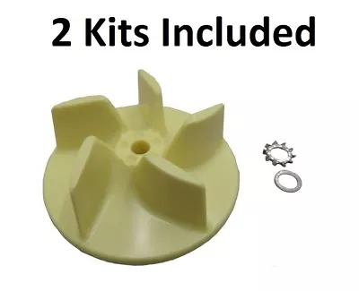 $19.40 • Buy 2 Vacuum Fan Impeller Kit For Oreck 0975300