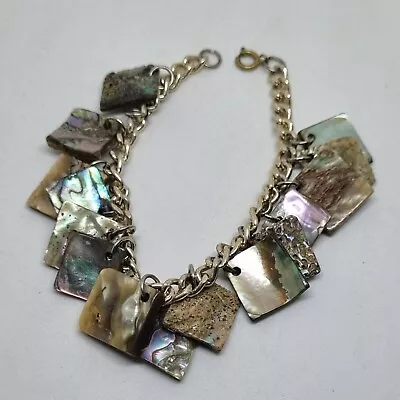 Vintage Abalone Shell Bracelet • £4.99