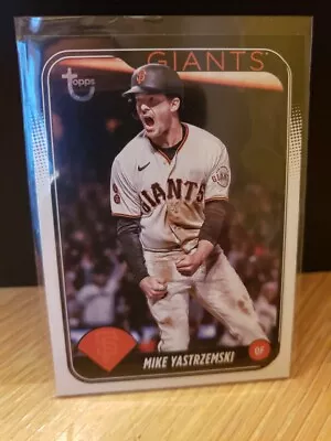 2024 Topps Series 1 Mike Yastrzemski Vintage Stock 75/99 Parallel Giants  • $24.99