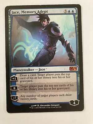 MTG Jace Memory Adept Magic 2014 58/249 Regular Mythic HP Free Shipping • $4.99