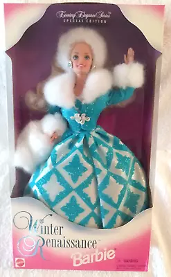 VTG Barbie Doll 1996 Winter Renaissance Evening Elegance Series #15570 NEW • $15.99