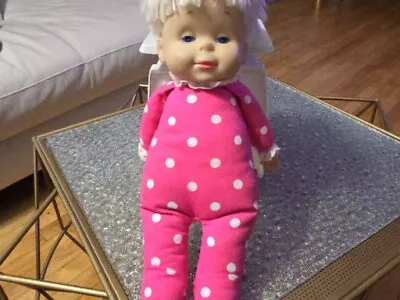 Mattel Repro Drowsy Talking Doll The Classic Collection Pink Polka Dot SW #70 • $24