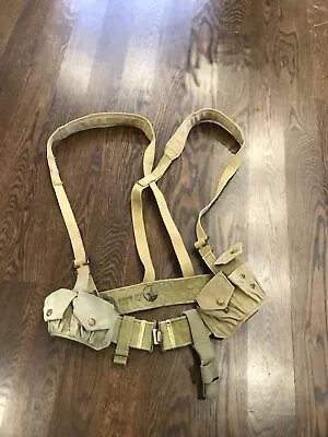 WW2  BRITISH /CANADIAN ARMY Vintage British P37 Web Set • $44.21