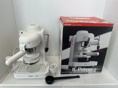 $84.95 • Buy Krups IL Primo Espresso Machine 972 White Works Great!