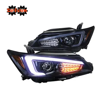 $411.99 • Buy 11-13 Scion TC Headlights Smoked Projector LED DRL Halo TRD S Base Upgrade Sport