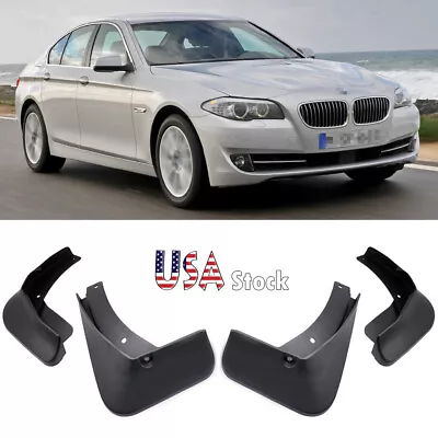 $61.59 • Buy Fits For 2011-2016 BMW 5-Series Sedan F10 Mud Flaps Splash Guard Fender Mudguard