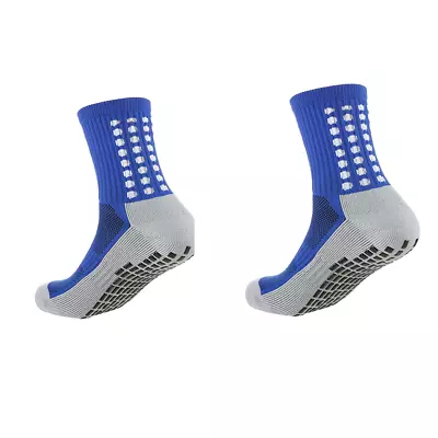 Men's Anti Slip Soccer Football Socks Athletic Long Socks Absorbent Sports Grip • $1.10